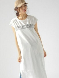 【SALE／50%OFF】BAYFLOW (W)WRANGLER/ロゴOP ベイフロー ワンピース・ドレス その他のワンピース・ドレス ホワイト グレー パープル