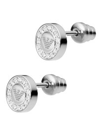 EMPORIO ARMANI Silver-Tone Earring EG3053040 ウォッチステーションインターナショナル アクセサリー・腕時計 イヤリング・イヤーカフ シルバー【送料無料】