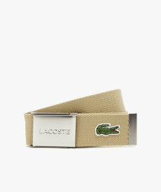 LACOSTE 『Made in France』 L.12.12 布ベルト ラコステ ファッション雑貨 ベルト ベージュ ホワイト ブラック グリーン ネイビー ブルー レッド カーキ グレー【送料無料】