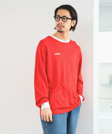 【SALE／40%OFF】B:MING by BEAMS ambiance / Game Shirts Long Sleeve ビーミング ライフストア バイ ビームス トップス カットソー・Tシャツ ネイビー レッド【送料無料】
