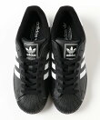 BEAMS|adidas / SUPERSTAR 2 BLACK|メンズ シューズ スニーカー|アディダス スーパースター|スリーストライプ シェルトゥ|定番モデル ストリート スポーツ|ブラック