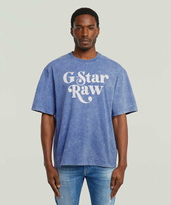 �ySALE�^40%OFF�zG-Star RAW �y�����V���b�v�zUNISEX FOXY BOXY T-SHIRT/�I�[�o�[�_�C�O���t�B�b�N���ST�V���c �W�[�X�^�[���D �g�b�v�X �J�b�g�\�[�ET�V���c �u���[�y���������z