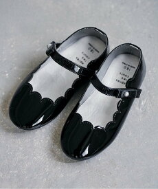 【SALE／60%OFF】apres les cours スカラップリボンパンプス エフオーオンラインストア シューズ・靴 その他のシューズ・靴 ブラック ゴールド ホワイト