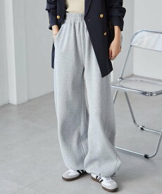 【SALE／22%OFF】Ranan Ranan/(W)裏起毛カーブスウェットパンツ ラナン パンツ ジャージ・スウェットパンツ グレー ブラック ホワイト