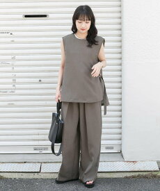 【SALE／40%OFF】URBAN RESEARCH ITEMS ベスト×ワイドパンツセット アーバンリサーチアイテムズ スーツ・フォーマル セットアップスーツ グレー カーキグリーン ベージュ【送料無料】