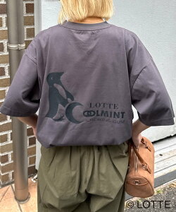 CIAOPANIC TYPY �yTYPY×LOTTE�K���z�����⊴�o�b�N���S�N�[���~���g�|�P�b�gTEE �`���I�p�j�b�N�e�B�s�[ �g�b�v�X �J�b�g�\�[�ET�V���c �u���[ �O���[ �z���C�g �C�G���[�y���������z