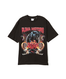 PUMA PUMA PUMA x A$AP ROCKY MOTORS TEE PUMA BLACK アトモス トップス カットソー・Tシャツ ブラック【送料無料】