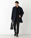 「NEW ON COAT」ウール/Nショートステンカラーコート