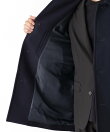 「NEW ON COAT」ウール/Nショートステンカラーコート