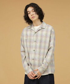 【SALE／80%OFF】NANO universe LB.03/オーガニックコットンオープンカラーシャツ ナノユニバース トップス シャツ・ブラウス ベージュ ブラウン