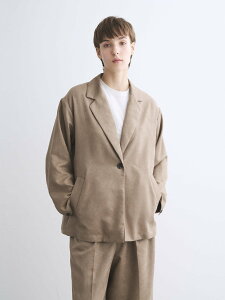�ySALE�^50%OFF�zthree dots Faux suede jacket �X���[�h�b�c �W���P�b�g�E�A�E�^�[ ���̑��̃W���P�b�g�E�A�E�^�[ �u���b�N �u���E���y���������z