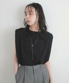 【SALE／5%OFF】LIAN ショルダータックトップス リアン トップス カットソー・Tシャツ イエロー ブラウン ホワイト ブラック