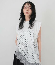 【SALE／5%OFF】LIAN ショルダータックトップス リアン トップス カットソー・Tシャツ イエロー ブラウン ホワイト ブラック