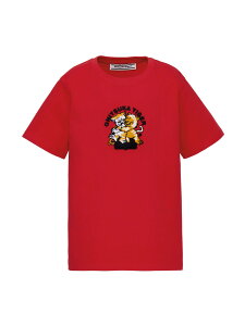 Onitsuka Tiger �y�����V���b�v�zKIDS GRAPHIC TEE �I�j�c�J�^�C�K�[ �g�b�v�X �J�b�g�\�[�ET�V���c ���b�h �z���C�g�y���������z