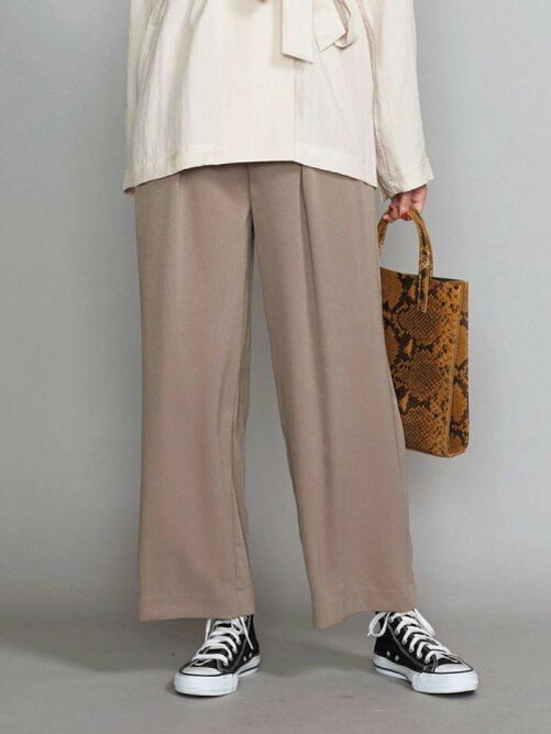 United Arrows Ltd Outlet By ピーチスキン2タックワイドパンツ Rakuten Fashion 楽天ファッション 旧楽天ブランドアベニュー Bt3513