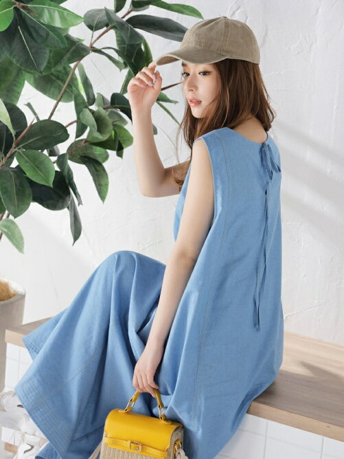 Vicky Denimフレアノースリワンピース 洗濯機で洗える Rakuten Fashion 楽天ファッション 旧楽天ブランドアベニュー Dc6513