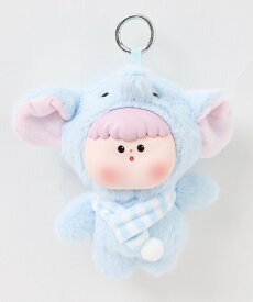 WEGO LADY'S ぷっくりぽってりアニマルぬいぐるみキーホルダー ウィゴー インテリア・生活雑貨 その他のインテリア・生活雑貨 ブルー ブラウン ピンク オレンジ パープル