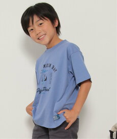 【SALE／25%OFF】ikka USAコットン サーフテイストプリントTシャツ(120~160cm) イッカ トップス カットソー・Tシャツ ブルー ホワイト レッド グリーン