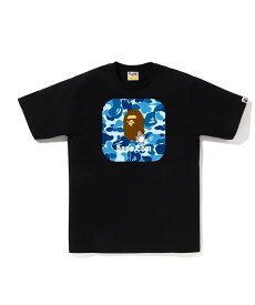 A BATHING APE ABC CAMO BAPE ONLINE ABC TEE -ONLINE EXCLUSIVE- ア ベイシング エイプ トップス カットソー・Tシャツ ブラック ホワイト【送料無料】