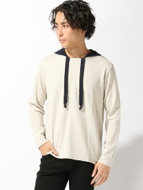 【SALE／80%OFF】SWEATERHOUSE SWEATERHOUSE/(M)LS-ニットパーカ ヒーローインターナショナル マーケット プレイス トップス パーカー・フーディー ホワイト ネイビー