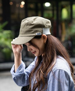 nakota LINEN COOL RIB WORK CAP ���l�� ���u ���[�N�L���b�v �i�R�^ �X�q �L���b�v �O���[ �J�[�L�O���[�� �u���[ �u���b�N�y���������z