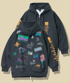 go slow caravan ヘビースウェットx裏ワッフルgscいっぱい ZIPパーカー (MENS) ゴースローキャラバン トップス スウェット・トレーナー ベージュ グレー【送料無料】