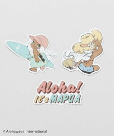 Kahiko 【カヒコ】3セットステッカー【ALOHA MAPUA】 アミナコレクション 文房具 ペン・インク レッド
