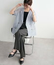 【新色追加!/WEB限定】半袖シアーテーラードジャケット