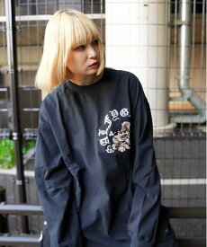 GALLIS ADDICTION 【GALFY×GALLIS ADDICTION】安心のサークルロゴロンTee(MENS) ジャックローズ トップス カットソー・Tシャツ ホワイト ブラック【送料無料】