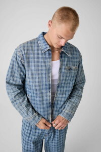 GUESS JEANS GUESS JEANS/(M)Lasered Detroit Jacket �Q�X �W���P�b�g�E�A�E�^�[ �u���]���E�W�����p�[ �u���[�y���������z