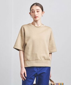 【SALE／50%OFF】UNITED ARROWS ハーフスリーブ スウェット ユナイテッドアローズ アウトレット トップス スウェット・トレーナー ベージュ ホワイト【送料無料】