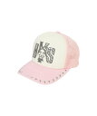 HYSTERIC GLAMOUR SEE NO EVIL スタッズメッシュキャップ ヒステリックグラマー 帽子 キャップ ブラック ピンク【送料…