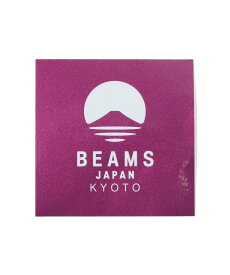 BEAMS JAPAN BEAMS JAPAN / 別注 ロゴステッカー ビームス ジャパン 文房具 その他の文房具 オレンジ ゴールド パープル