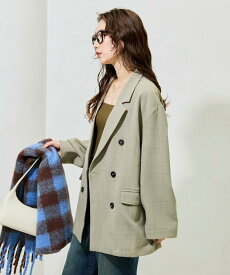 【SALE／30%OFF】FREAK'S STORE ダブル テーラード ジャケット【限定展開】 25AW フリークスストア ジャケット・アウター テーラードジャケット・ブレザー グレー ブラック ブラウン【送料無料】