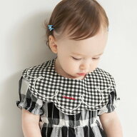 branshes ギンガムスカラップスタイ ブランシェス マタニティウェア・ベビー用品 スタイ・よだれかけ ブ…