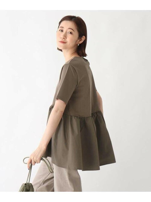 Opaque Clip シルケットコットン フハク切替カットソー Web限定サイズ Rakuten Fashion 楽天ファッション 旧楽天ブランドアベニュー De6516