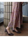 【SALE／50%OFF】grove やわここちコンビヒールパンプス40 グローブ シューズ・靴 パンプス ホワイト イエロー ブラック グレー ピンク ベージュ