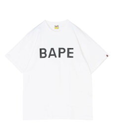 A BATHING APE BAPE LOGO TEE -ONLINE EXCLUSIVE- ア ベイシング エイプ トップス カットソー・Tシャツ ブラック グレー ネイビー ホワイト【送料無料】