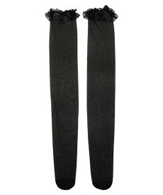 NOEMIE シースルーリボンニーハイソックス ノエミー 靴下・レッグウェア その他の靴下・レッグウェア ホワイト