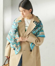 SHIPS WOMEN 【SHIPS別注】BINDU: マップ スカーフ 100*100 シップス ファッション雑貨 スカーフ・バンダナ ピンク【送料無料】