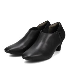 【SALE／40%OFF】tehen tehen すっきりキレイ目サイドゴアブーティ マドラス シューズ・靴 パンプス ブラック グレー ベージュ