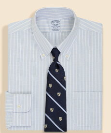 BROOKS BROTHERS ストレッチオックスフォード シーズナルパターン ドレスシャツ Regular Fit ブルックス ブラザーズ トップス シャツ・ブラウス ブルー ホワイト【送料無料】