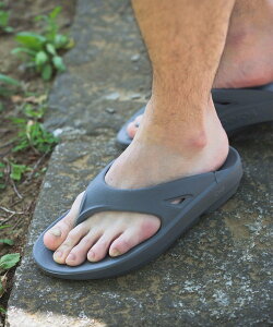 BEAMS HEART MEN OOFOS / Ooriginal Sandals(26~28cm) �r�[���X �n�[�g �V���[�Y�E�C �T���_�� �u���b�N�y���������z