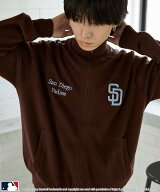 PUBLUX 別注 MLB ニット トラックジャケット 限定展開 フリークスストア トップス カーディガン ブラウン…
