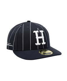 HUF STRIPE CLASSIC H NEW ERA HAT ハフ 帽子 キャップ ネイビー ホワイト【送料無料】