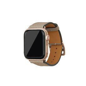 BONAVENTURA ノービレ Apple Watch レザーバンド【38mm/40mm/41mm/42mm, S/Mサイズ】 (ゴールド) ボナベンチュラ アクセサリー・腕時計 その他のアクセサリー・腕時計 ブラック ピンク ネイビー ブルー ホワイト グレー ベージュ【送料無料】