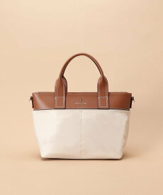 【SALE／50%OFF】Samantha Thavasa シンプルナイロン*合皮トート 小サイズ サマンサタバサ バッグ トートバッグ ブラック ホワイト ネイビー【送料無料】