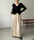 【WEB限定】クロスVネックニット
