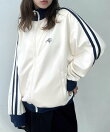 ◎『スポーツMIX/ゆったりサイズ』サイドライントラックジャケット【UNISEX ITEM】