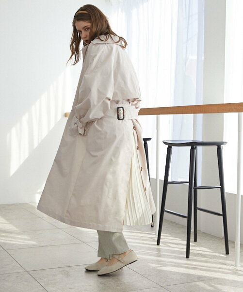 Archives バックプリーツトレンチコート Rakuten Fashion 楽天ファッション 旧楽天ブランドアベニュー Cg6519